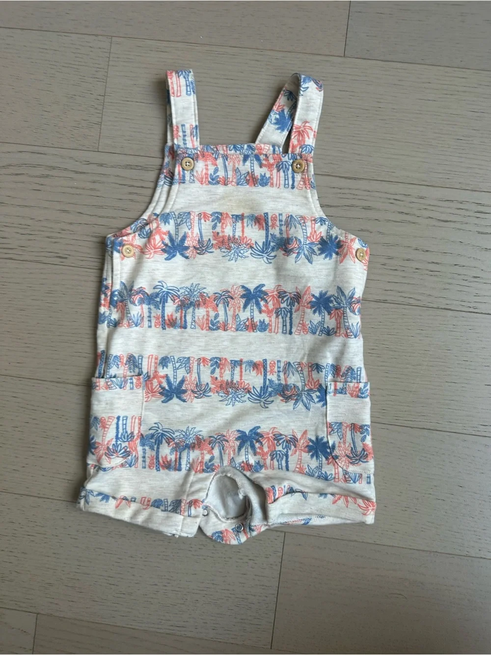 Disney Gray Mickey Baby Romper Set